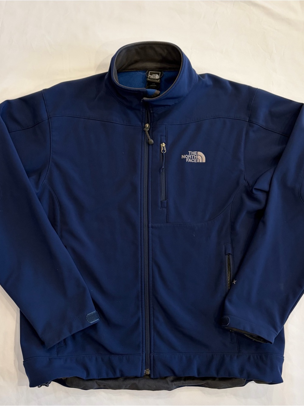 The North Face Men's Deep Navy Soft-Shell Apex Bionic Performance Jacket-L